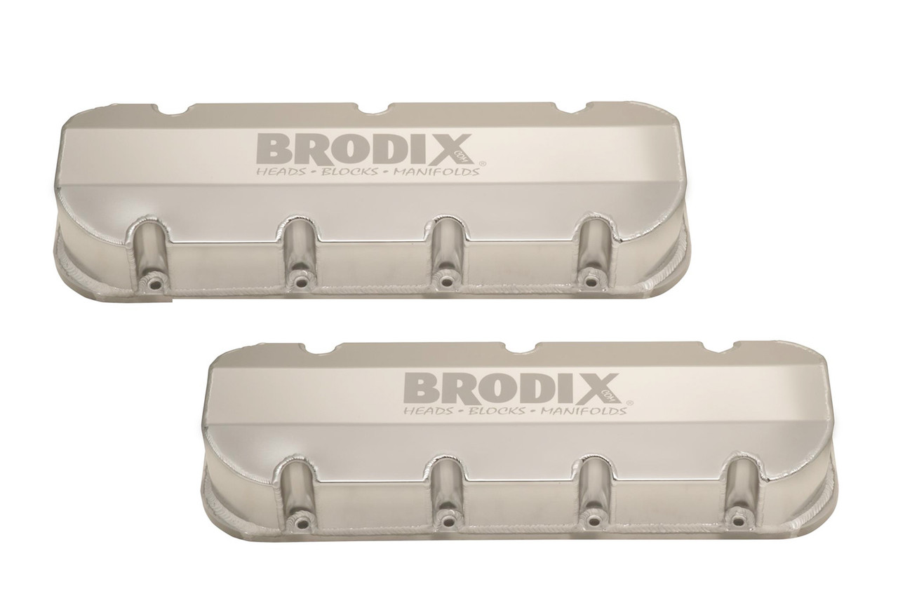 Brodix BBC Fabicated Alm Valve Cover Set VC 201