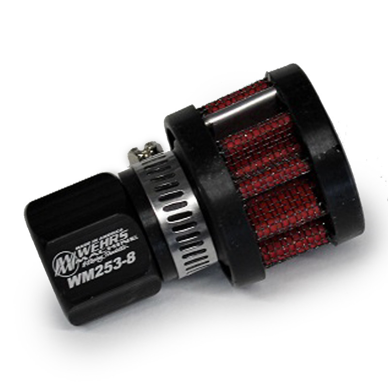Wehrs Machine Fuel Cell Breather 8an WM253-8