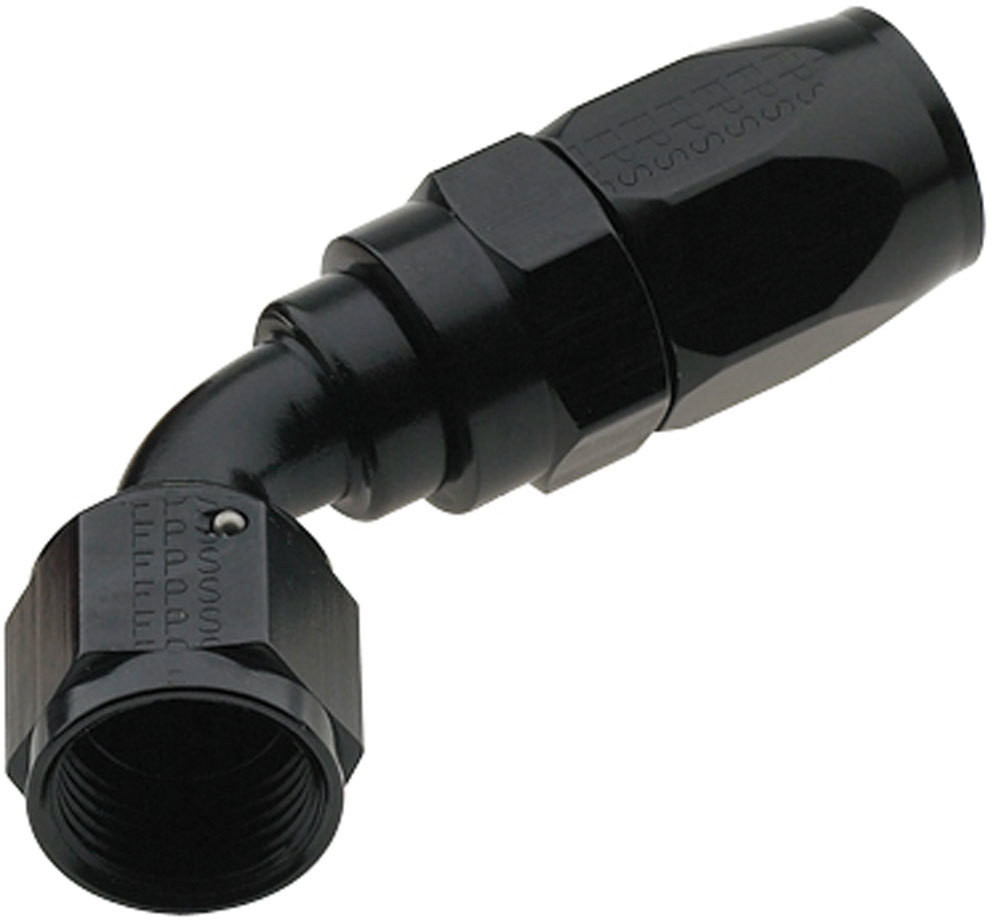 Fragola Hose Fitting #8 60 Deg Pro-Flow Black 226008-BL