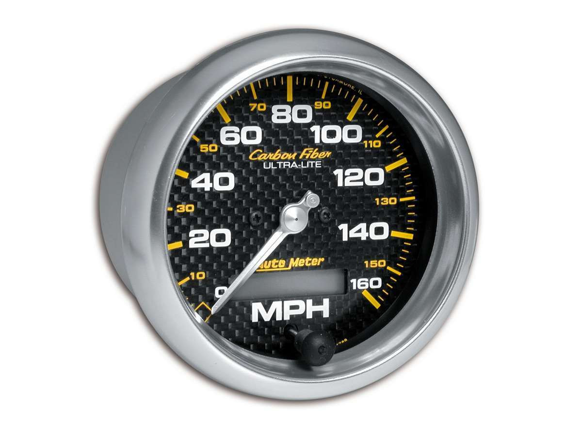 Autometer C/F 3-3/8in 160MPH In-Dash Speedometer 4789