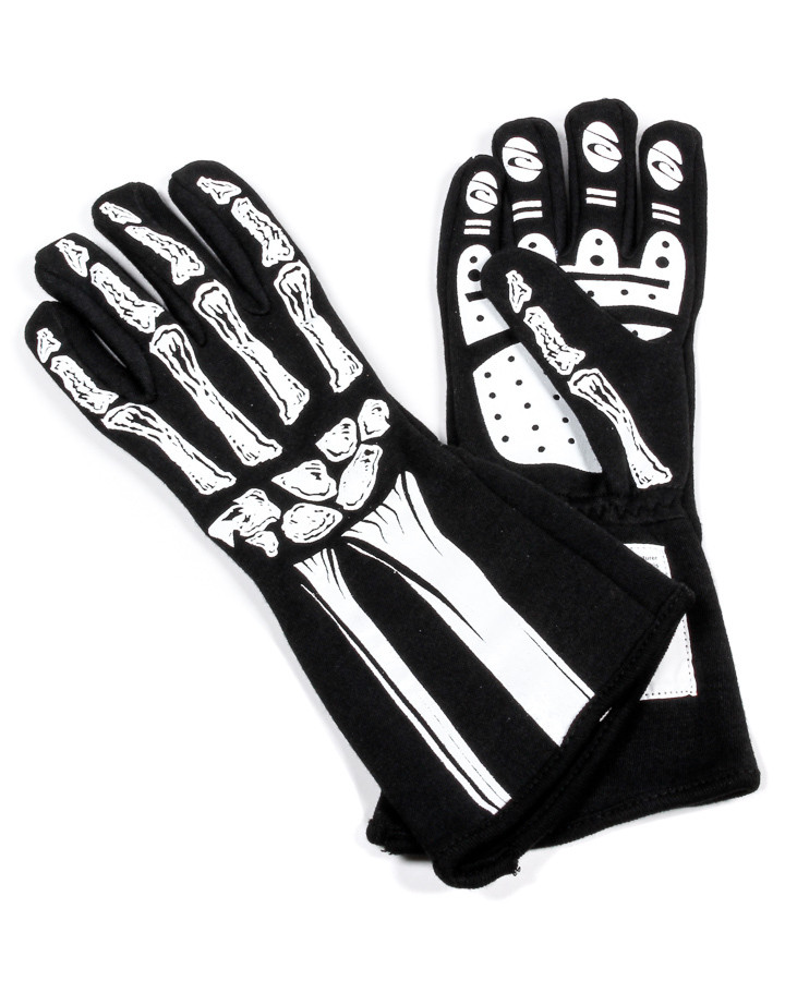 Rjs Safety Double Layer White Skeleton Gloves XX-Large 600080140