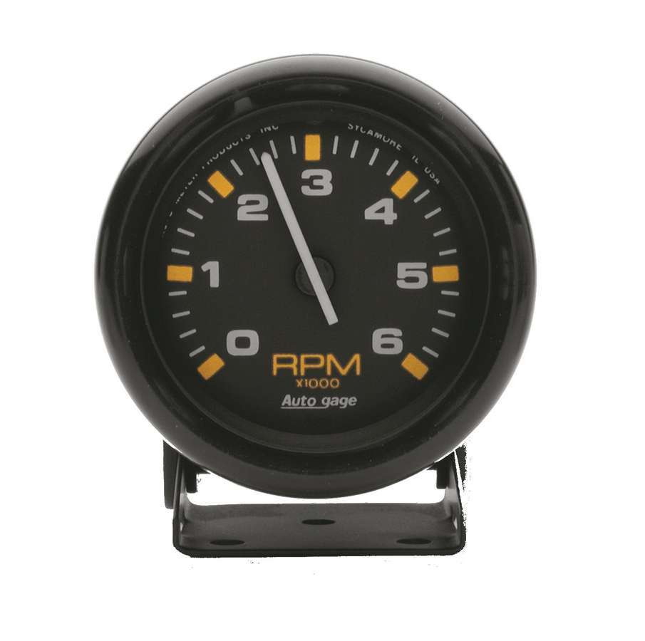 Autometer Black Mini-Tach 6 000 Rp 2306