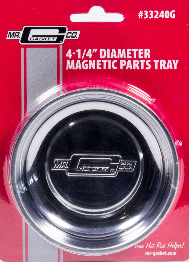 Mr. Gasket Magnetic Parts Tray 4.25in Round 33240G