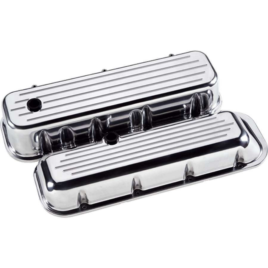 Billet Specialties BBC Tall Valve Covers Ball Milled 96120