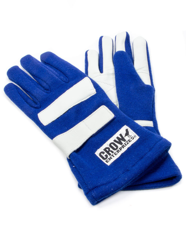 Crow Enterprizes Gloves Large Blue Nomex 2-Layer Standard 11723