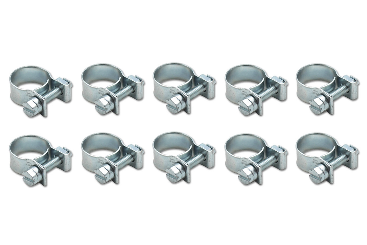 Vibrant Performance Fuel Injector Style Mini Hose Clamp: 8mm-10mm (P 12231