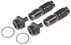 Jiffy-Tite Q/R #6 Carb Fitting Kit 7/8-20 Black 200C1J