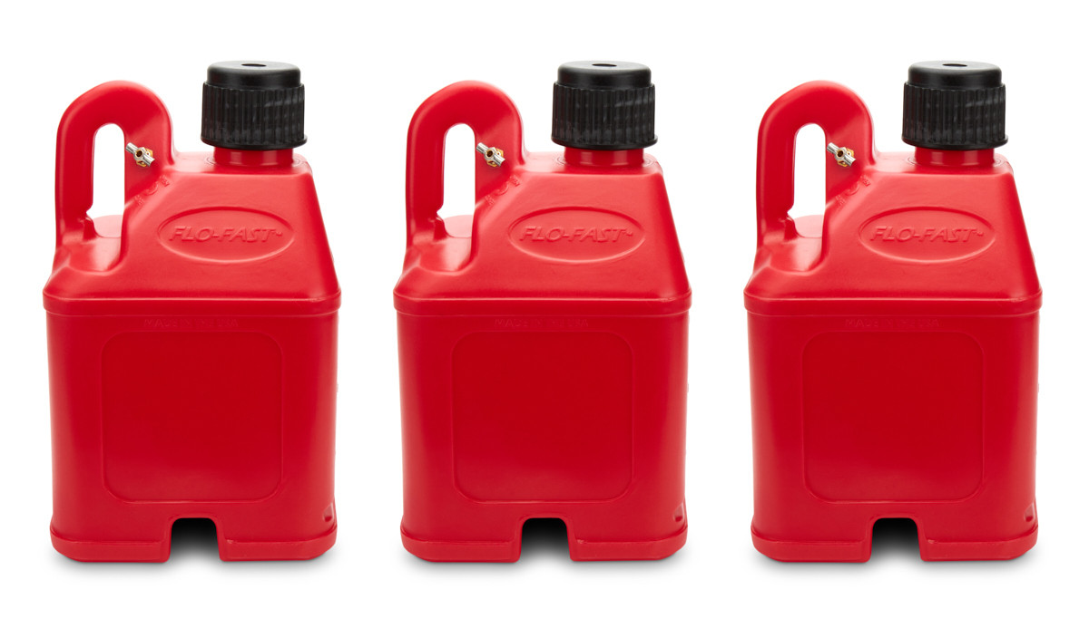 Flo-Fast Utility Container Red (Case of 3) Stackable 50101-3