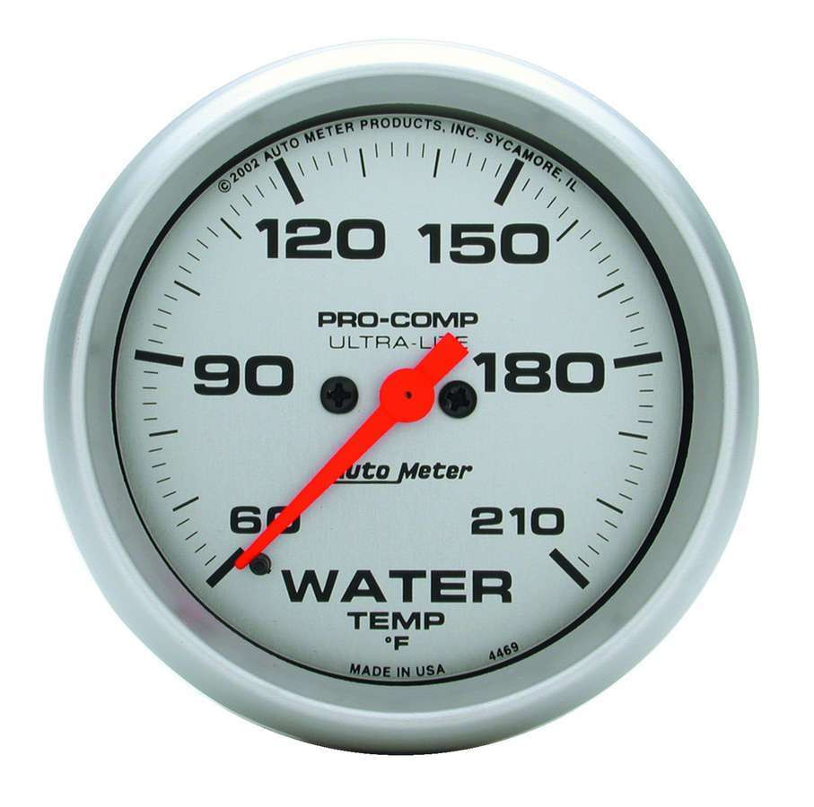 Autometer Ultra Lite 2-5/8in Water Temp 60-210 Electric 4469