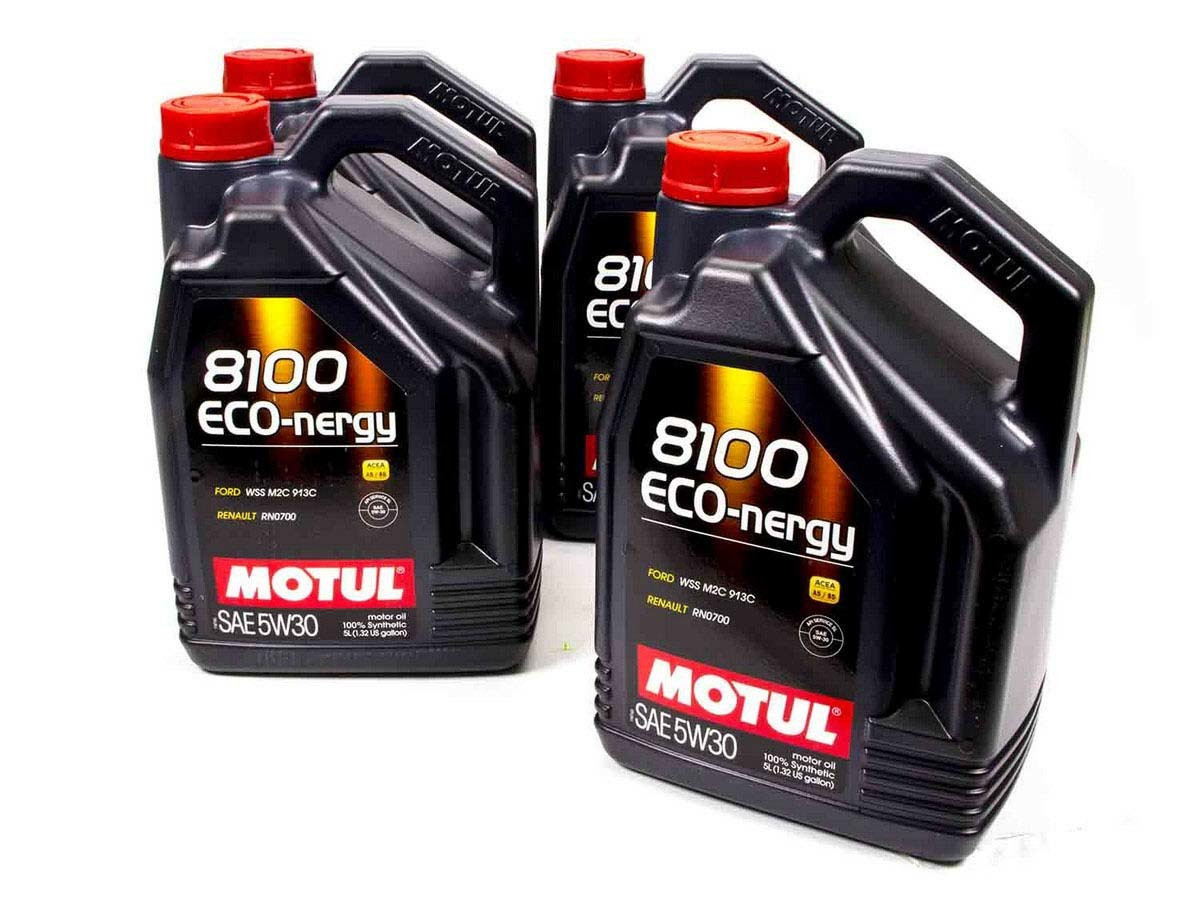 Motul Usa 8100 Eco-Nergy 5w30 Oil Case/4-5 Liters 102898