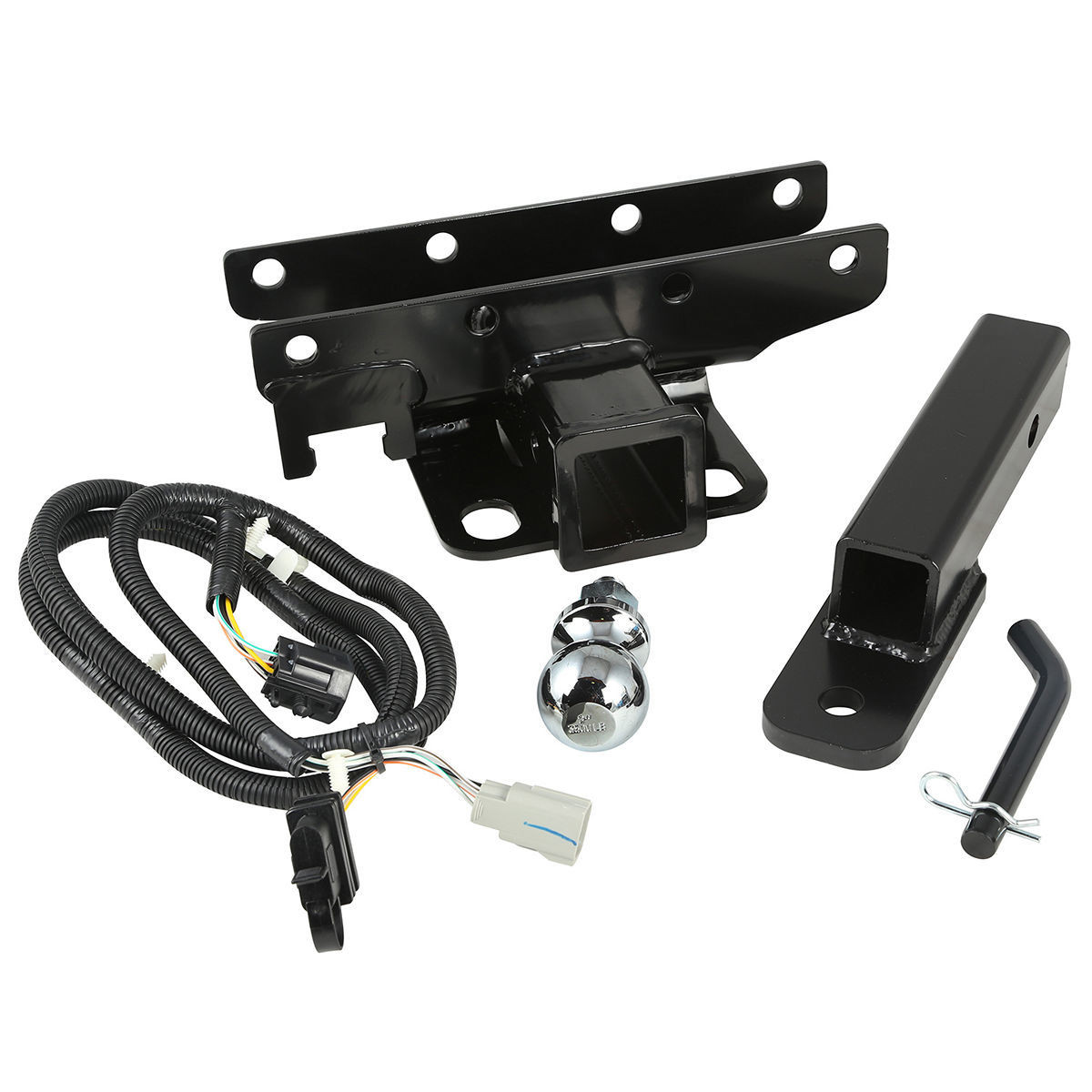 Rugged Ridge Hitch Kit with Ball 2in 07-18 Jeep Wrangler 11580.54