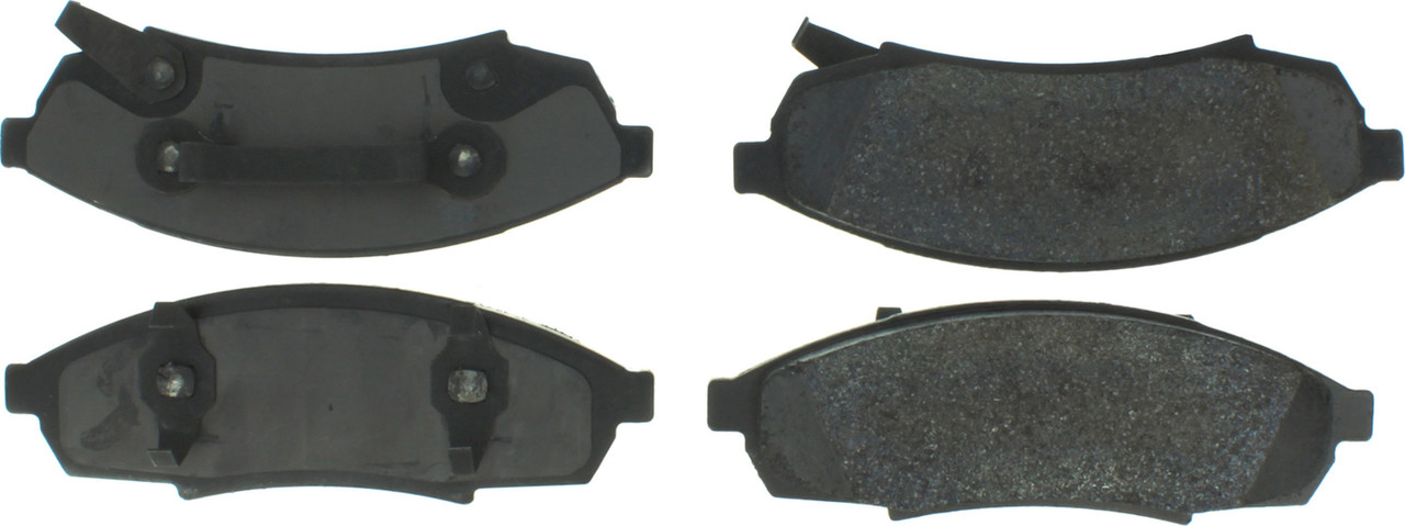 Centric Brake Parts Premium Semi-Metallic Br ake Pads with Shims and 300.0376