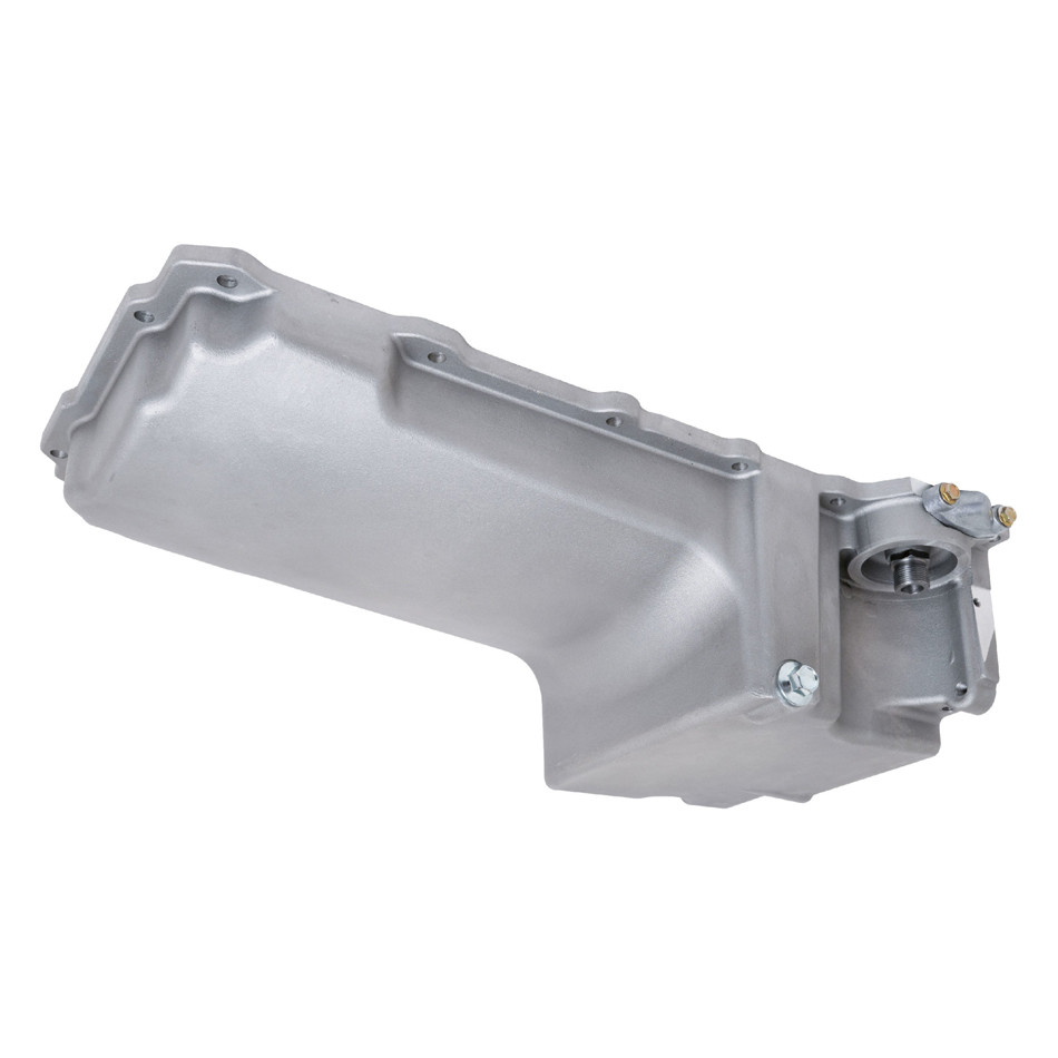 Racing Power Co-Packaged GM LS Engine Aluminum Oil Pan 5.5 Qt. Satin R8460