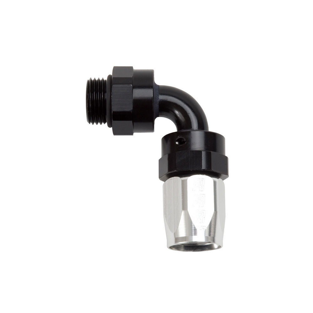 Russell #8 90 Deg Swivel Hose End to #8 Port Black 612473