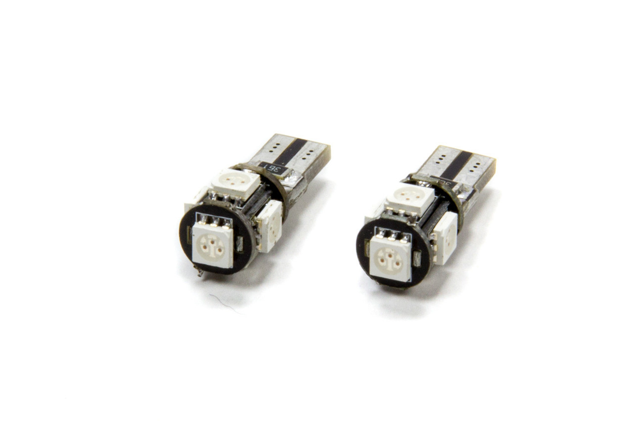 Oracle Lighting T10 5 LED SMD Bulbs Pair Amber 4801-005