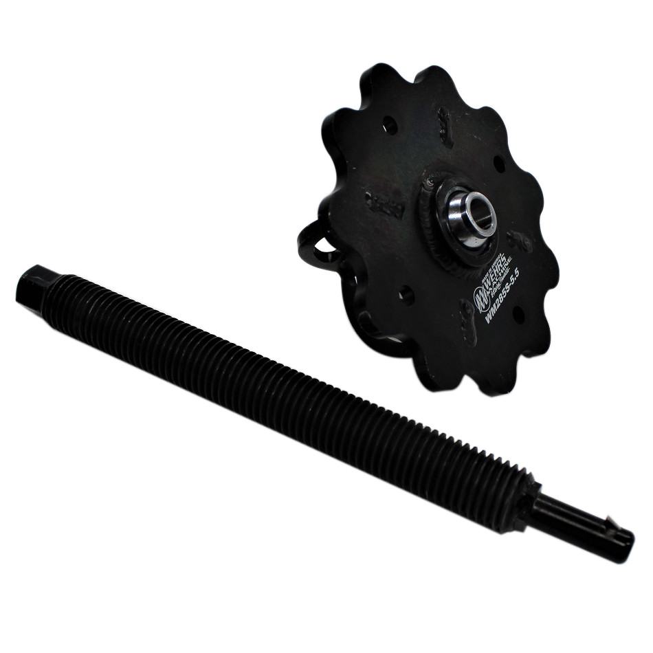 Wehrs Machine Swivel Spring Cup 5.5in Short w/ 9in Screw Jack WM2889S-5.5