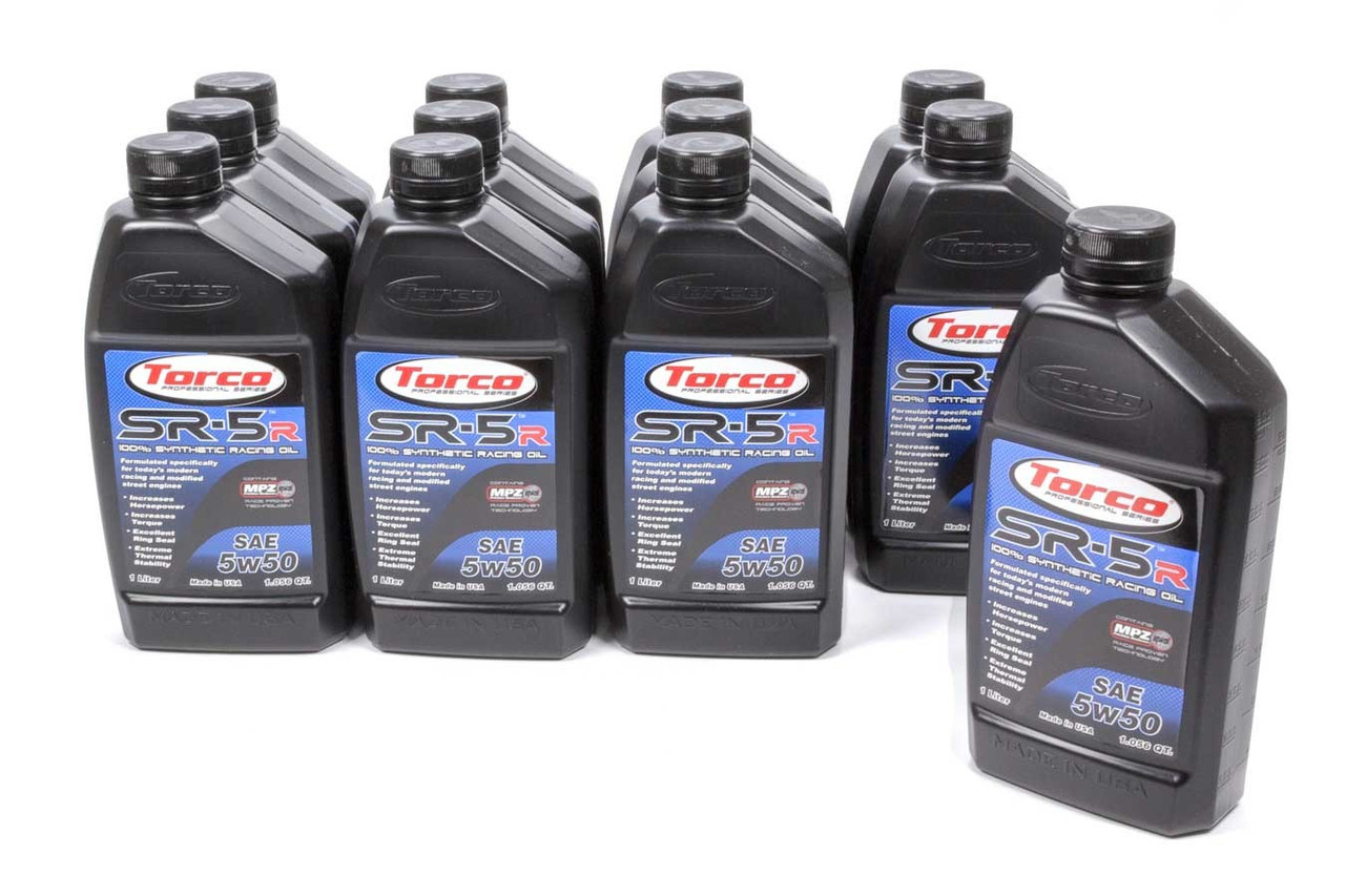 Torco SR-5 Synthetic Oil 5w50 Case/12 A150550C