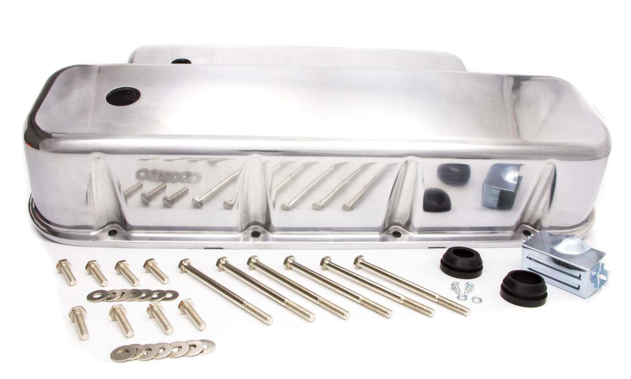 Racing Power Co-Packaged BBC Alum Tall Plain V/C Polished R6330-2