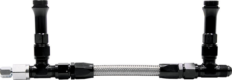 Allstar Performance Fuel Line Kit 9-5/8in Holley Ultra HP Black ALL26165