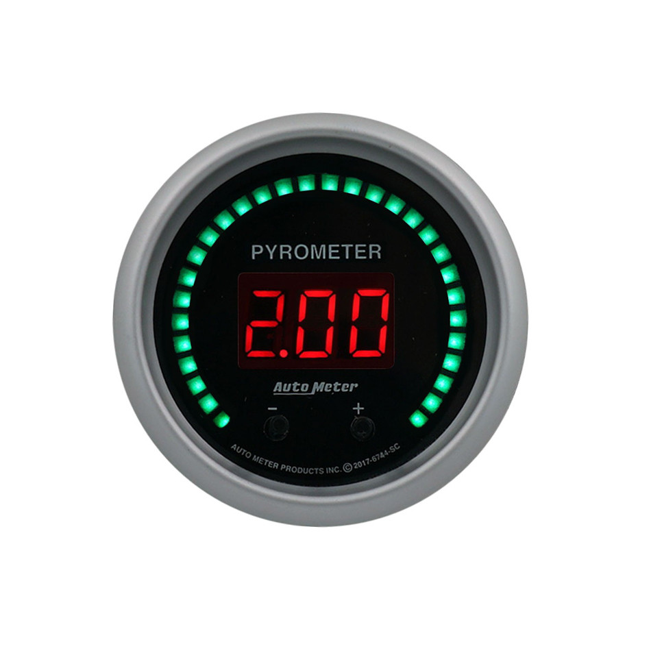 Autometer 2-1/16 Pyrometer Gauge Elite Digital SC Series 6744-SC