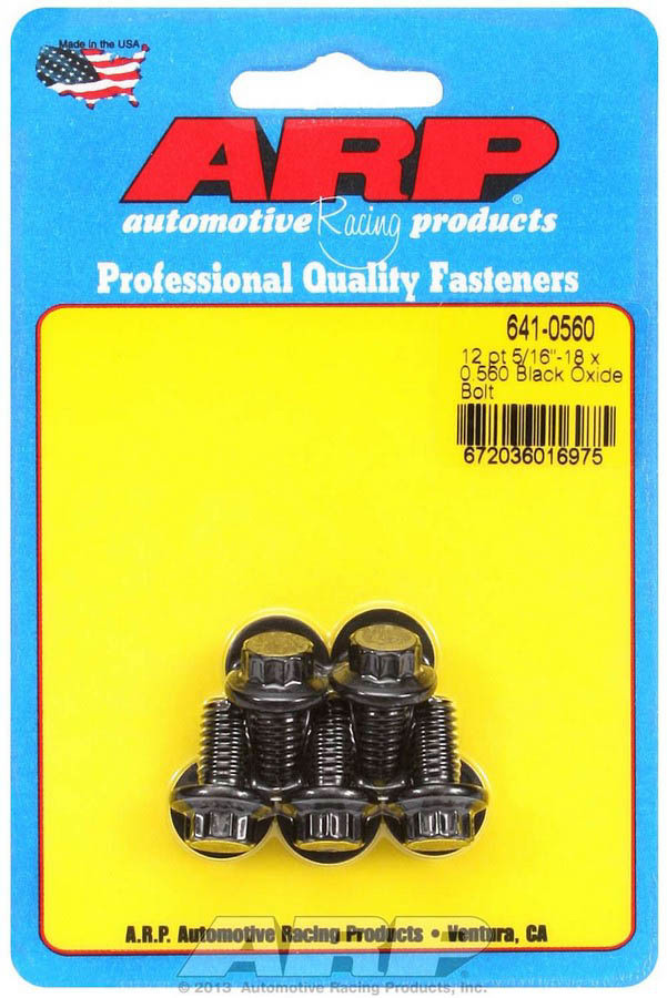 Arp Bolt Kit - 12pt 5pk 5/16-18 x .560 641-0560