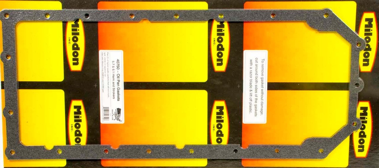 Milodon Oil Pan Gasket Set - 5.7/6.1L Hemi (Pair) 40750