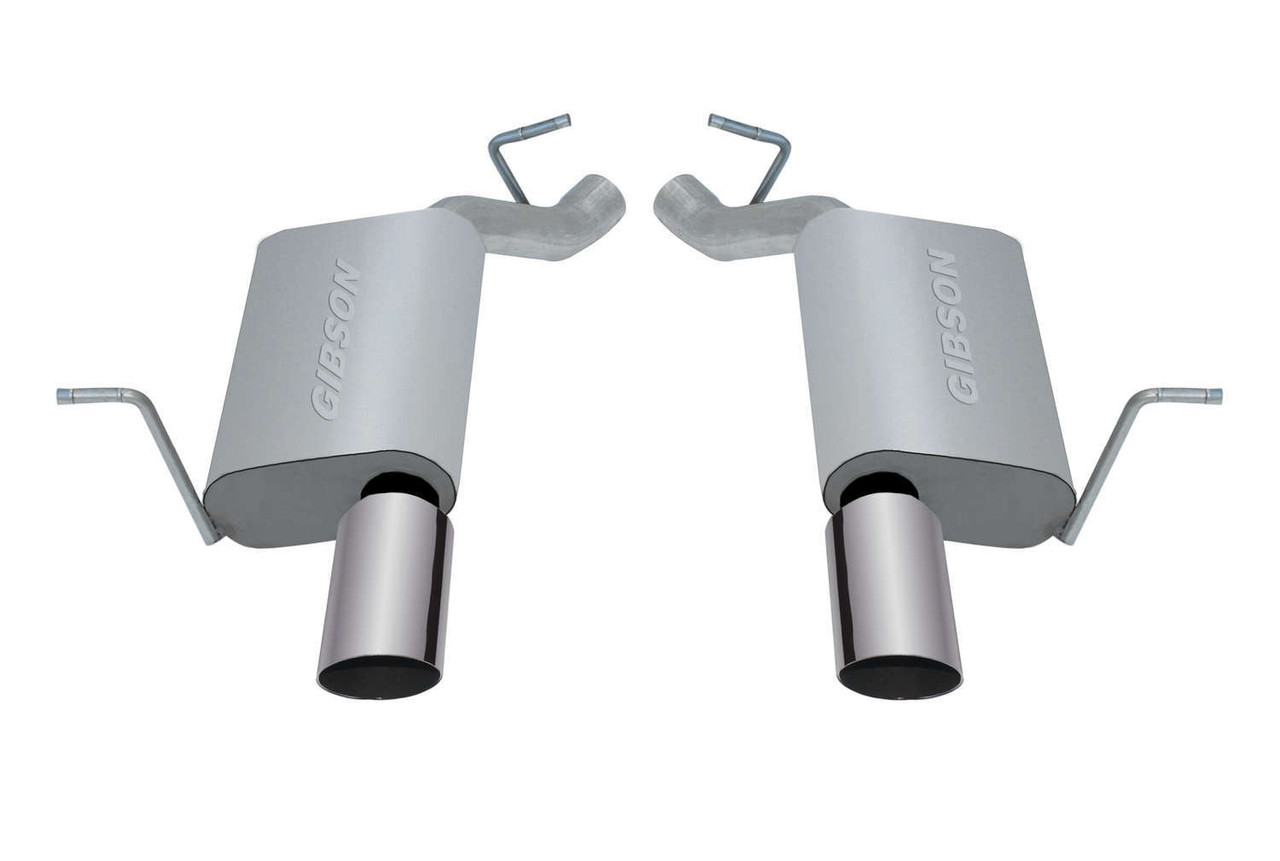 Gibson Exhaust Axle Back Dual Exhaust S ystem Aluminized 17407