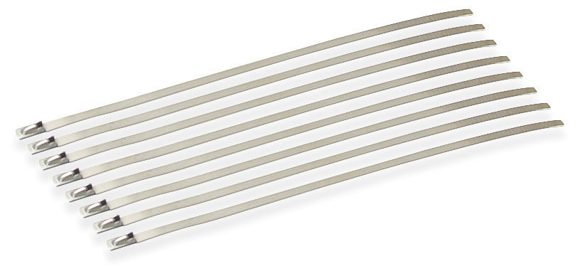 Design Engineering S.S. Locking Ties 8in.-8pk. 10201