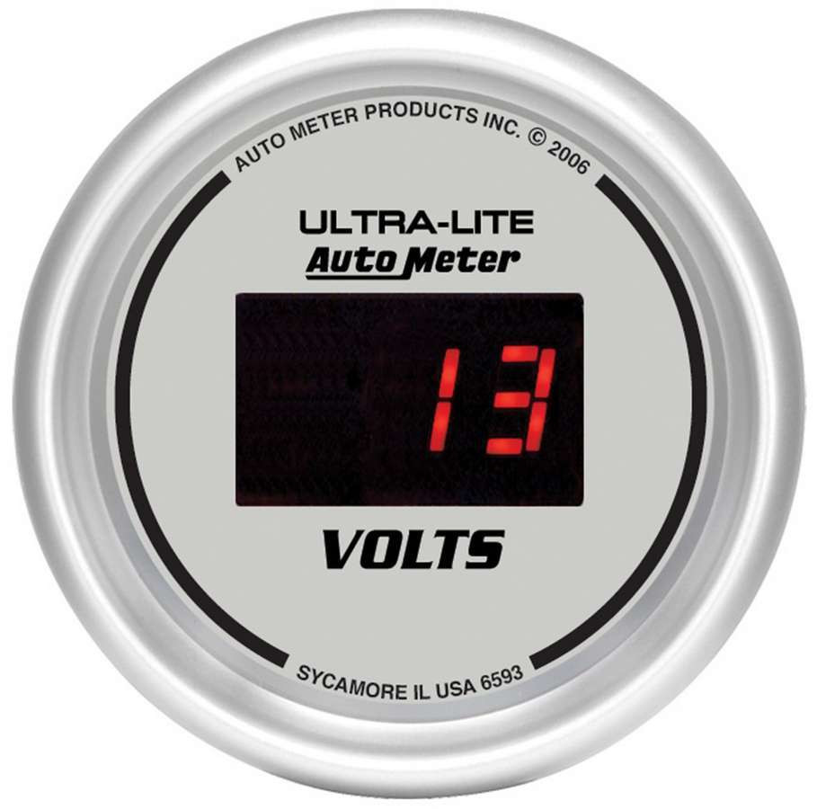 Autometer 2-1/16in DG/S Voltmeter Gauge 6593