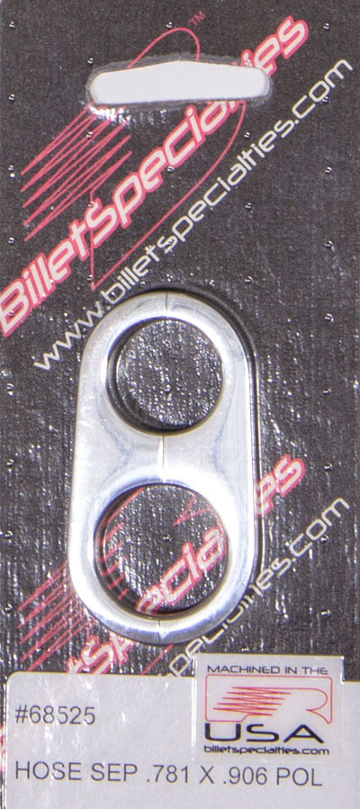 Billet Specialties Hose Separator .781x.906 Polished 68525