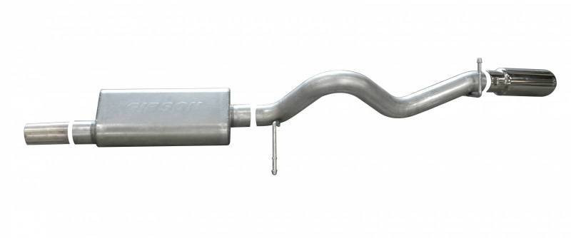 Gibson Exhaust Cat-Back Single Exhaust System Stainless 612801