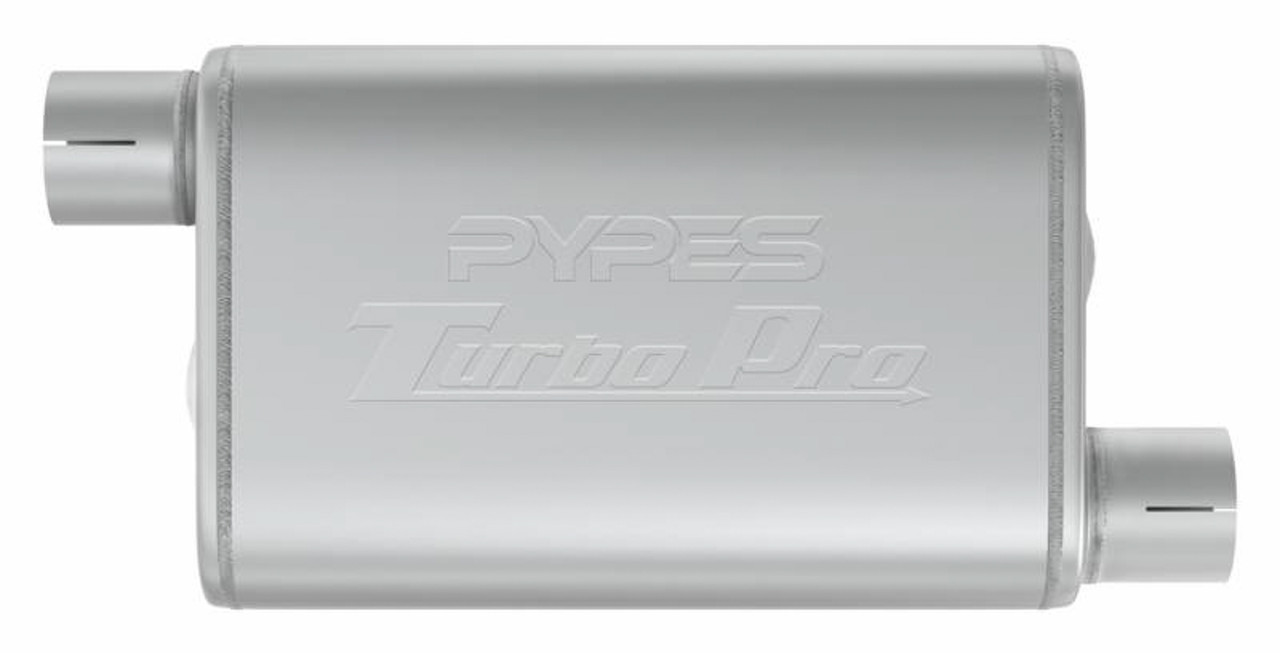 Pypes Performance Exhaust Turbo Pro Muffler 3.0in Offset In/Out MVT16