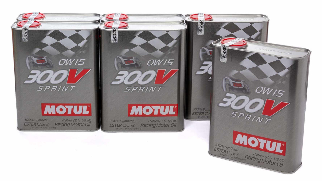 Motul Usa 300V 0w15 Racing Oil Synthetic Case 6x2 Liter 104238