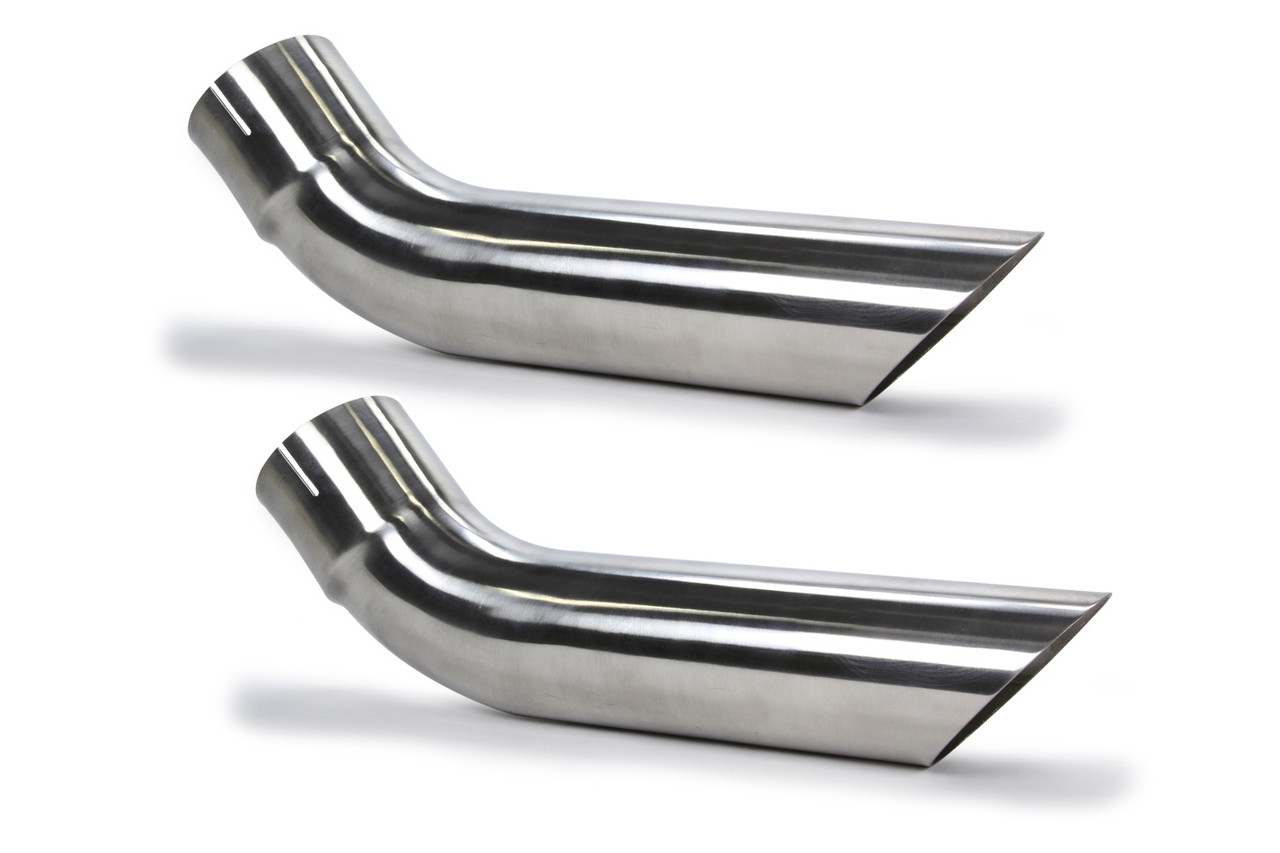 Pypes Performance Exhaust Exhaust Tips Slip Fit 3in Pair (Short) EVT61