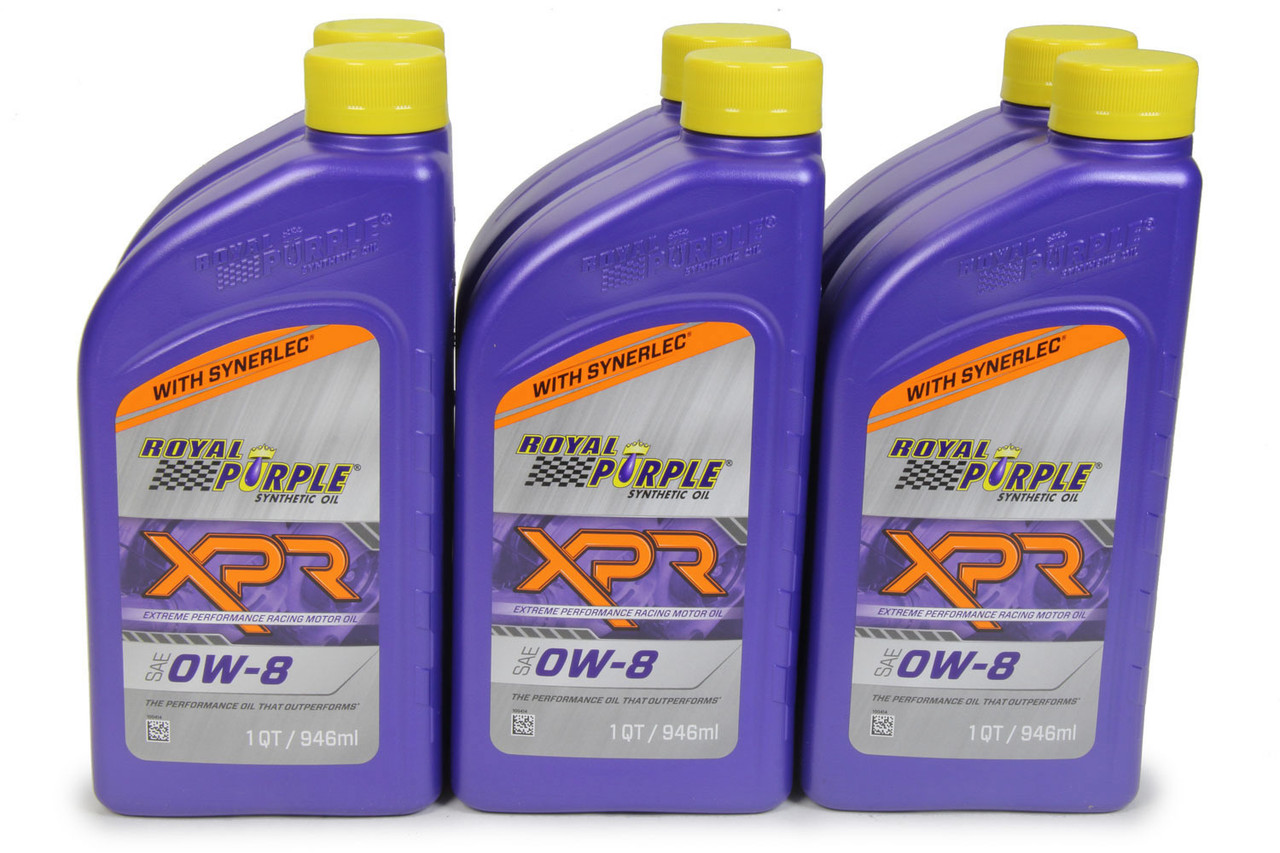 Royal Purple 0w8 XRP Racing Oil Case 6x1 Quart 6009