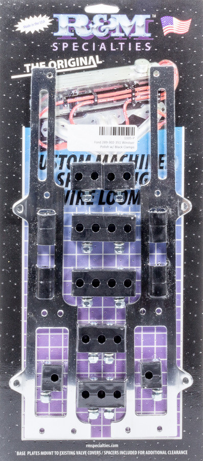 R and M Specialties Spark Plug Wire Loom SBF Polished 1105-P