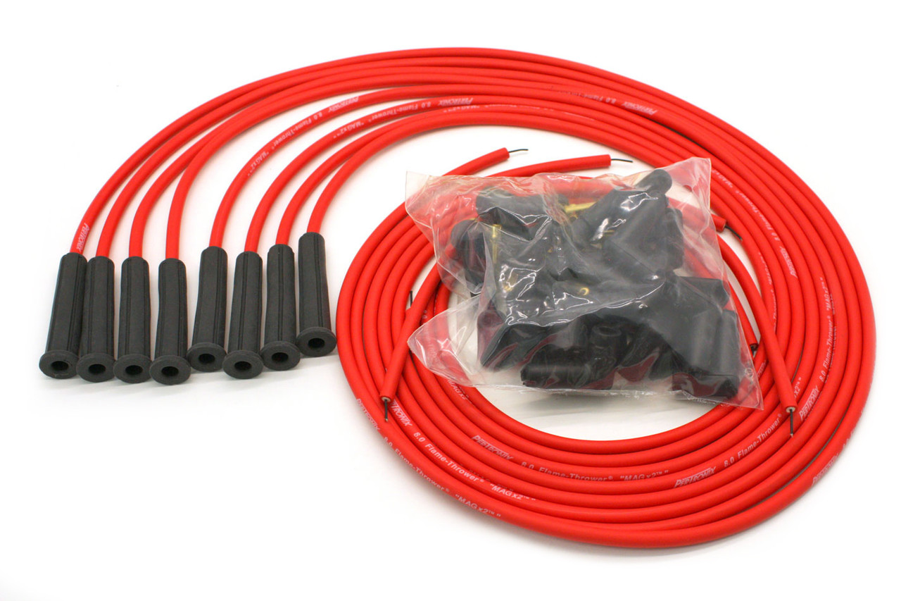 Pertronix Ignition 8MM Universal Wire Set - Red 808480