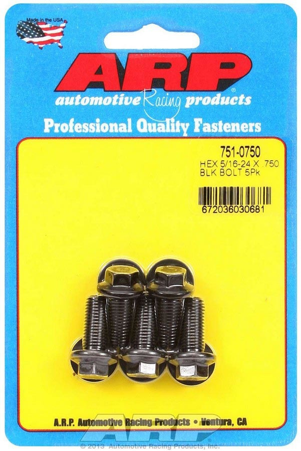 Arp Bolt Kit - 6pt. (5) 5/16-24 x .750 751-0750