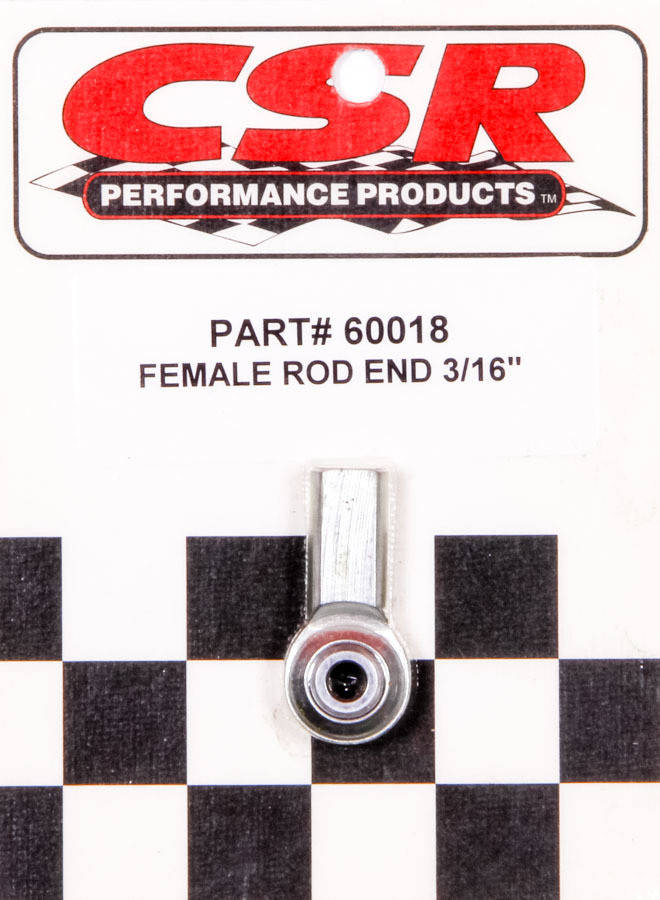 Csr Performance 3/16in Female Rod End 60018