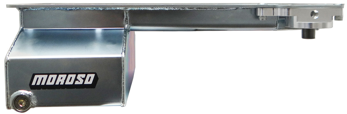 Moroso LS Front Sump Steel Oil Pan w/Oil Filter Adapter 20138