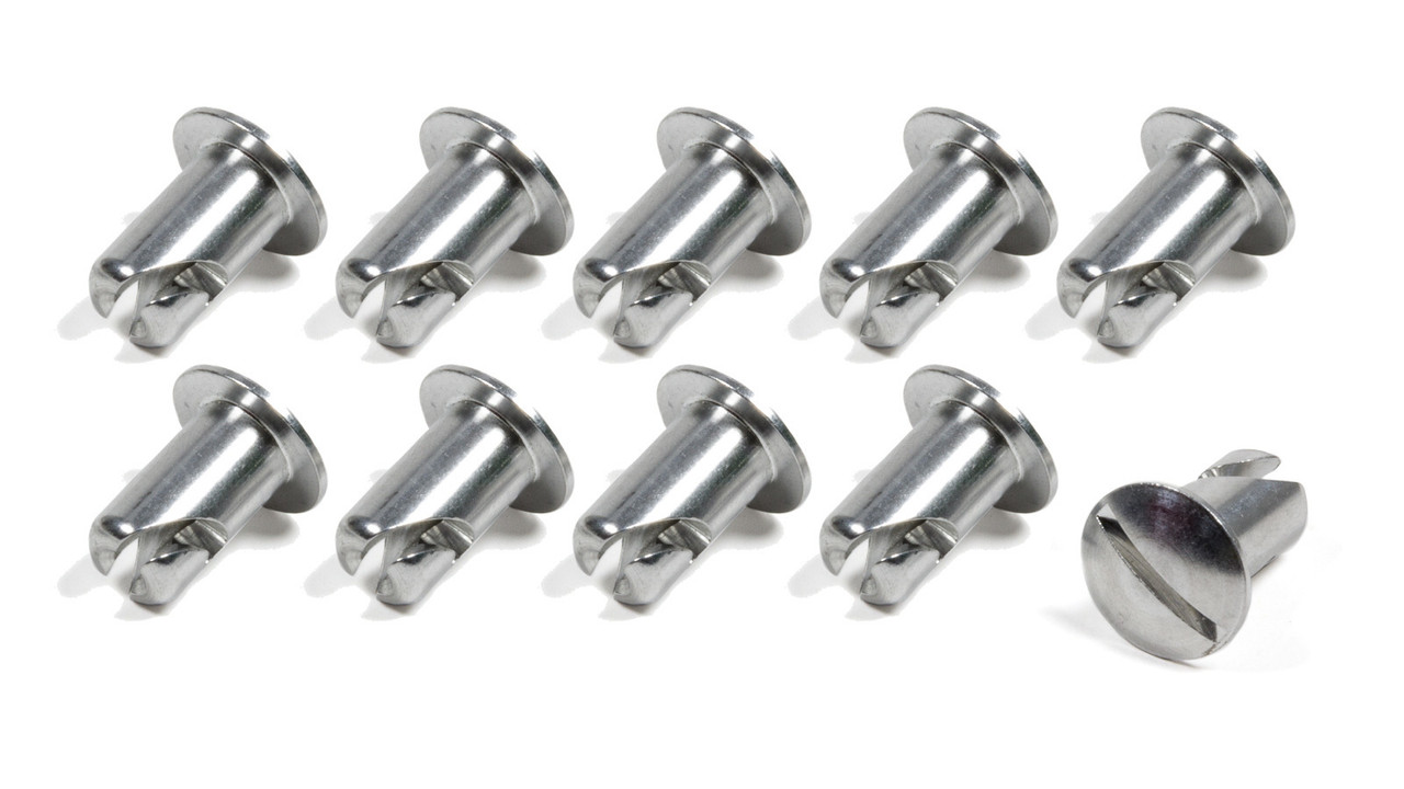 Triple X Race Components Oval Head Button Alum .500 Long 10 Pack CH-4401-10