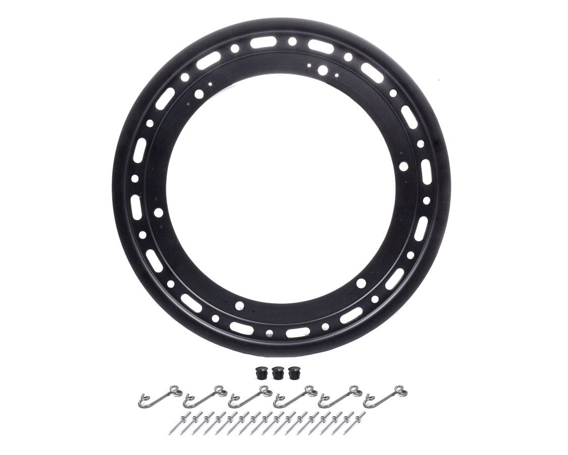 Weld Racing 15in 16 Hole Bead Lock Ring w/6-Tabs - Black P650B-5314-6