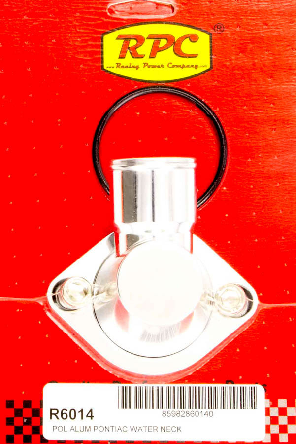 Racing Power Co-Packaged WATER NECK PONTIAC POLISHED ALUMINUM R6014