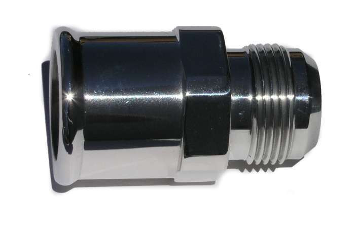 Meziere -16an Male to 1-1/2 Hose Adapter - Polished WA16150U