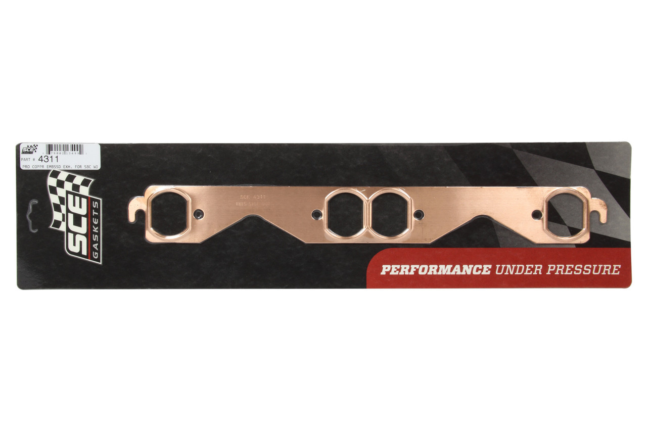 Sce Gaskets SBC Copper Exhausts Gasket 4311