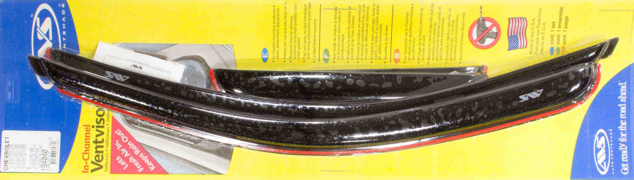 Ventshade 07- GM P/U Ext Cab In Channel Ventvisor 4pc 194040