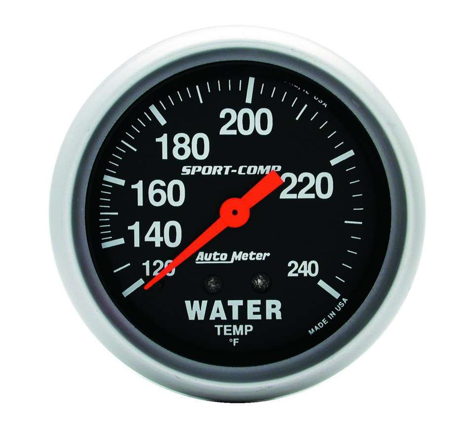 Autometer 120-240 Water Temp Gauge 3432