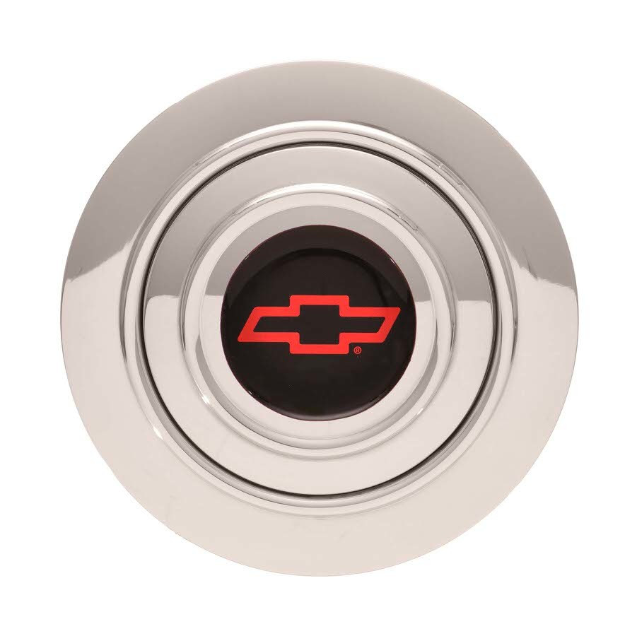 Gt Performance GT9 Horn Button Chevy Bow Tie Red 11-1242