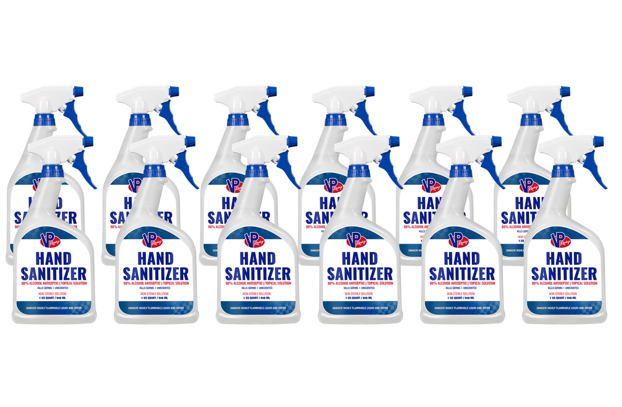 Vp Fuel Containers Hand Sanitizer 80% Alcohol 32oz (Case 12) 2075