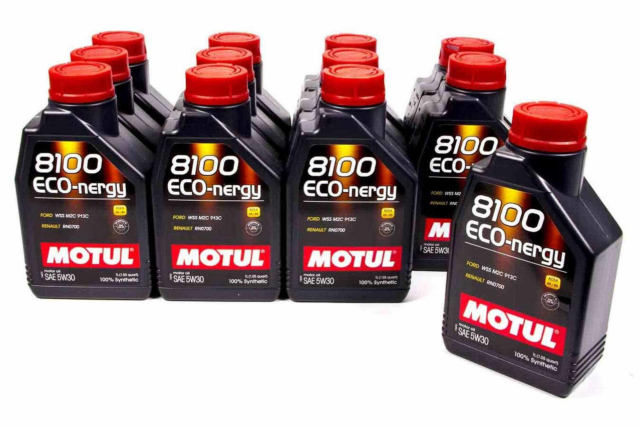 Motul Usa 8100 Eco-Nergy 5w30 Oil Case/12-Liter 102782